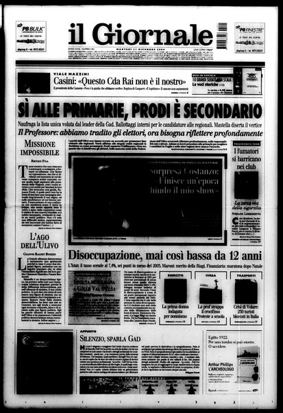 Il giornale : quotidiano del mattino